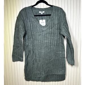 BB Dakota by Steve Madden V-Neck Rib-Knit Sweater Dress Size S